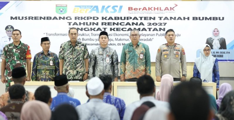 Musrenbang Rencana Kerja Pemerintah Daerah (RKPD) Tahun Rencana 2027 Tingkat Kecamatan Simpang Empat dan Kecamatan Batulicin. (Foto: Istimewa)