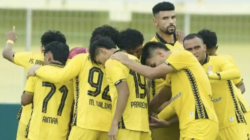 Barito Putera berhasil membawa poin penuh usai berlaga di kandang PSIS Semarang dengan skor tipis 0-1. (Foto : Istimewa)