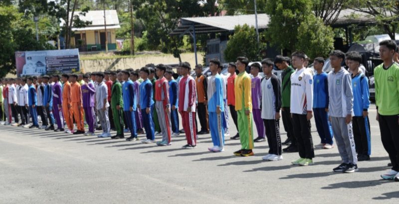 248 orang peserta calon Paskibraka Tahun 2026 menggelar latihan bersama yang terdiri dari siswa-siswi SMA/SMK/sederajat. (Foto: Istimewa)