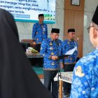 Bupati Kabupaten Barito Kuala, H. Bahrul Ilmi, kembali melantik dan mengambil sumpah/janji jabatan 25 Kepala Sekolah di lingkungan Kabupaten Barito Kuala.