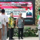Sekretaris Daerah (Sekda) Kab. Barito Kuala H. Zulkipli Yadi Noor,  menutup secara resmi acara Penutupan Seleksi Anggota Pasukan Pengibar Bendera Pusaka (Paskibraka) Tingkat Kab. Barito Kuala Tahun 2026. (Foto: Istimewa)