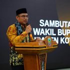 Wakil Bupati Kotabaru Syairi Mukhlis hadiri pelantikan pengurus Himpunan Mahasiswa Islam (HMI) cabang (P) Kotabaru - Tanah Bumbu periode 2025-2026. (Foto: Istimewa)