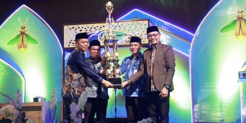 Pembukaan Musabaqah Tilawatil Qur’an Nasional (MTQN) Ke-5 Tingkat Kecamatan Kusan Tengah di Desa Api-Api. (Foto: Istimewa)