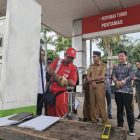 Tera ulang alat ukur bahan bakar minyak (BBM) yang dilakukan Tim Metrologi Legal Kabupaten Balangan di SPBU PT Mustafa Kamal. (Foto: Istimewa)