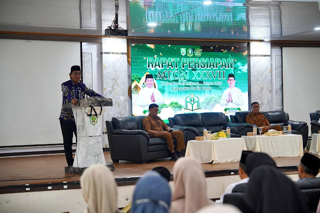 Pengarahan persiapan Pemkab Balangan dalam menghadapi even MTQN XXXVII Tingkat Kalsel di Barito Kuala. (Foto: Istimewa)