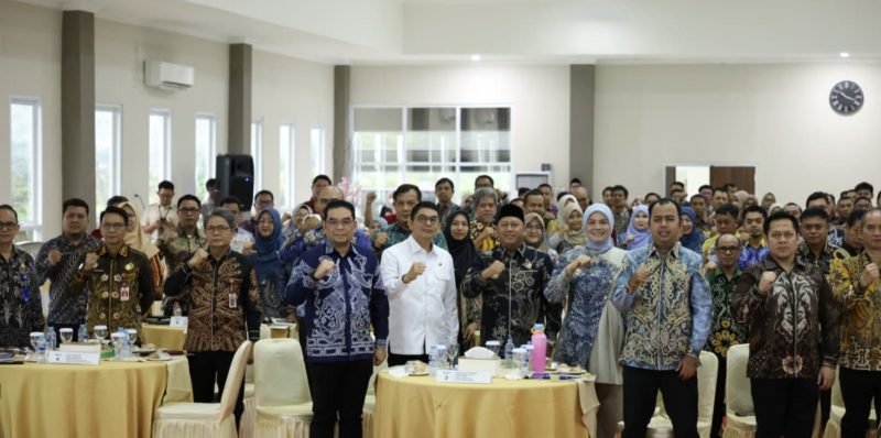 Bimbingan Teknis Kesesuaian Kegiatan Pemanfaatan Ruang (KKPR) dan Integrasi Data Lahan Baku Sawah (LBS). (Foto: Istimewa)