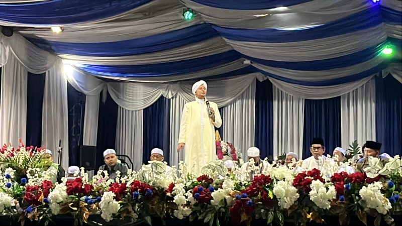 menyambut Tahun Baru Islam 1 Muharram, Pemerintah Desa Sirap, Kecamatan Juai, Kabupaten Balangan menggelar Tabligh Akbar. (Foto: Istimewa)