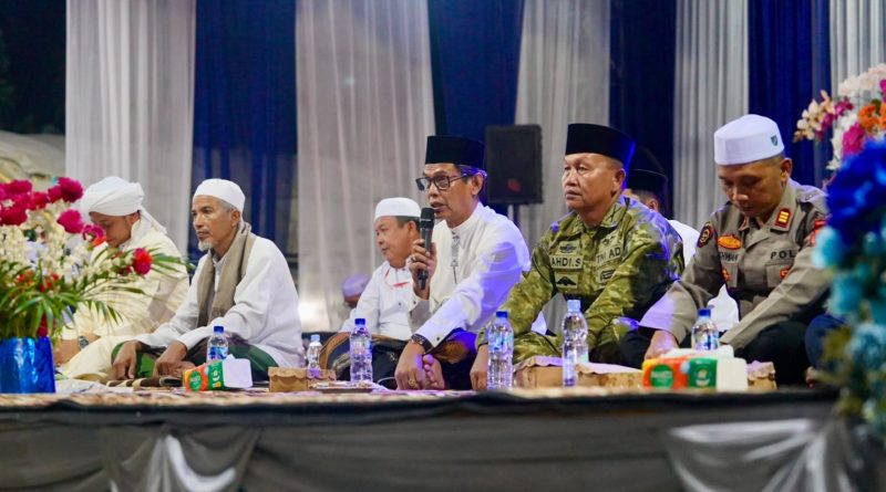 Menyambut tahun Baru Islam Pemkab Balangan menggelar tablig akbar di Desa Sirap, Kecamatan Juai. (Foto: Istimewa)