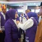 Pelantik dan mengukuhkan Tim Pembina Posyandu Terpadu Kabupaten , Pengurus Dekranasda, Bunda Paud, Ketua Tim Penggerak PKK Kecamatan Hingga Peresmian Galeri Dekranasda. (Foto: Istimewa)