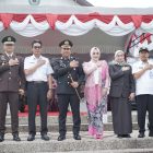Ketua DPRD Balangan, Hj. Lindawati menyampaikan apresiasi kepada seluruh jajaran Polri di momen HUT Bhayangkara ke-80. (Foto: Istimewa)