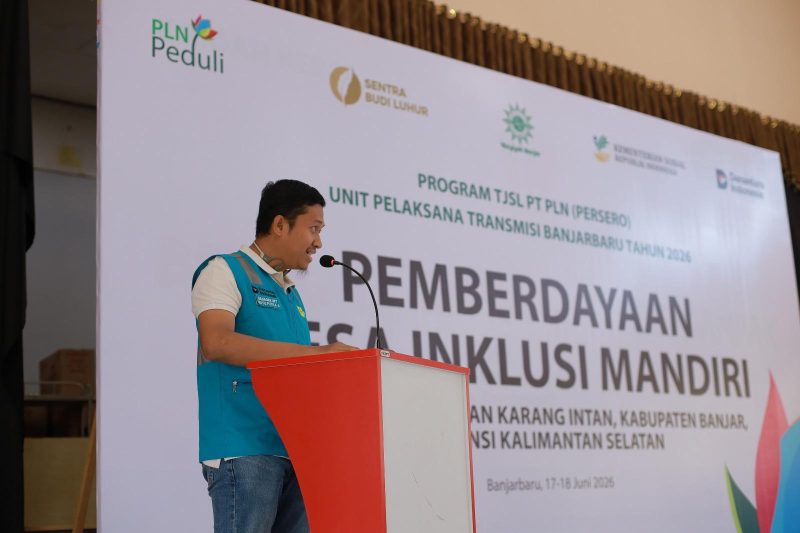 Sambutan Manager PLN UPT Banjarbaru menjadi penegasan komitmen PLN untuk menghadirkan Program TJSL yang berfokus pada pemberdayaan masyarakat dan penciptaan nilai bersama yang berkelanjutan.