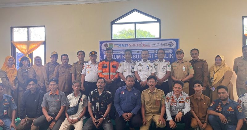 Dinas Perhubungan Kabupaten Tanah Bumbu melalui UPTD Pengujian Kendaraan Bermotor (PKB) menggelar Forum Konsultasi Publik. (Foto: Istimewa)