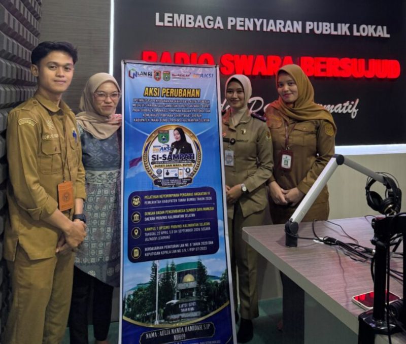 Prokopim Setda Kabupaten Tanah Bumbu hadirkan inovasi bertajuk SI-SAMPATI (Sinkronisasi Sambutan Bupati dan Wakil Bupati). (Foto: Istimewa)