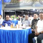 Malam Ramah Tamah dalam rangka Kunjungan Kapal Perang Republik Indonesia KRI Banjarmasin-592 yang berlangsung di Geladak Heli KRI Banjarmasin-592, Dermaga Pelindo Kotabaru. (Foto: Istimewa)
