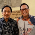 Ketua DPD Partai Golkar Kalsel, Hasnuryadi Sulaiman dan Sekretaris DPD Partai Golkar Kalsel, H.M Bambang Heri Purnama. (Foto : Dok/wasaka.id)
