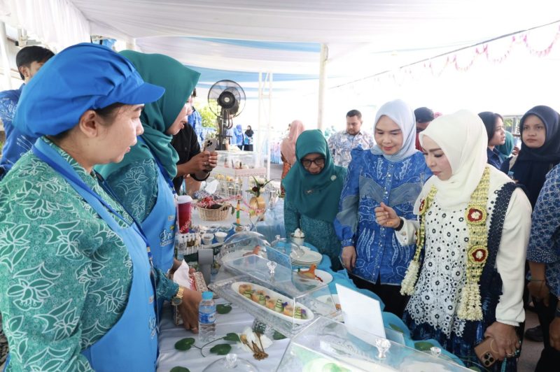 Kabupaten Tanah Bumbu berhasil meraih Juara Harapan 2 kategori Menu Kudapan pada Lomba Masak Serba Ikan (LMSI) Tingkat Provinsi Kalsel.(Foto: Istimewa)