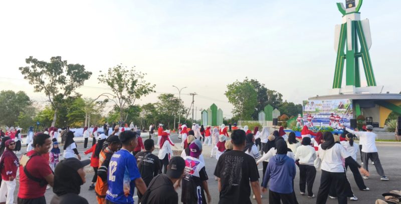 Bupati Tanah Bumbu Andi Rudi Latif mendorong pemanfaatan ruang publik sebagai bagian dari upaya membangun aktivitas masyarakat yang sehat. (Foto: Istimewa)