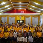 Foto bersama pengurus DPD Partai Golkar Kalsel dengan sejumlah ulama yang tergabung dalam Dewan Pakar Partai Golkar kalsel. (Foto: Istimewa)