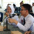 Lomba cerdas cermat pPelajar tingkat SD dan SMP. Kegiatan ini menjadi bagian dari rangkaian Aksi Merah Putih pemerimtah Kabupaten Tanah Bumbu. (Foto: Istimewa)